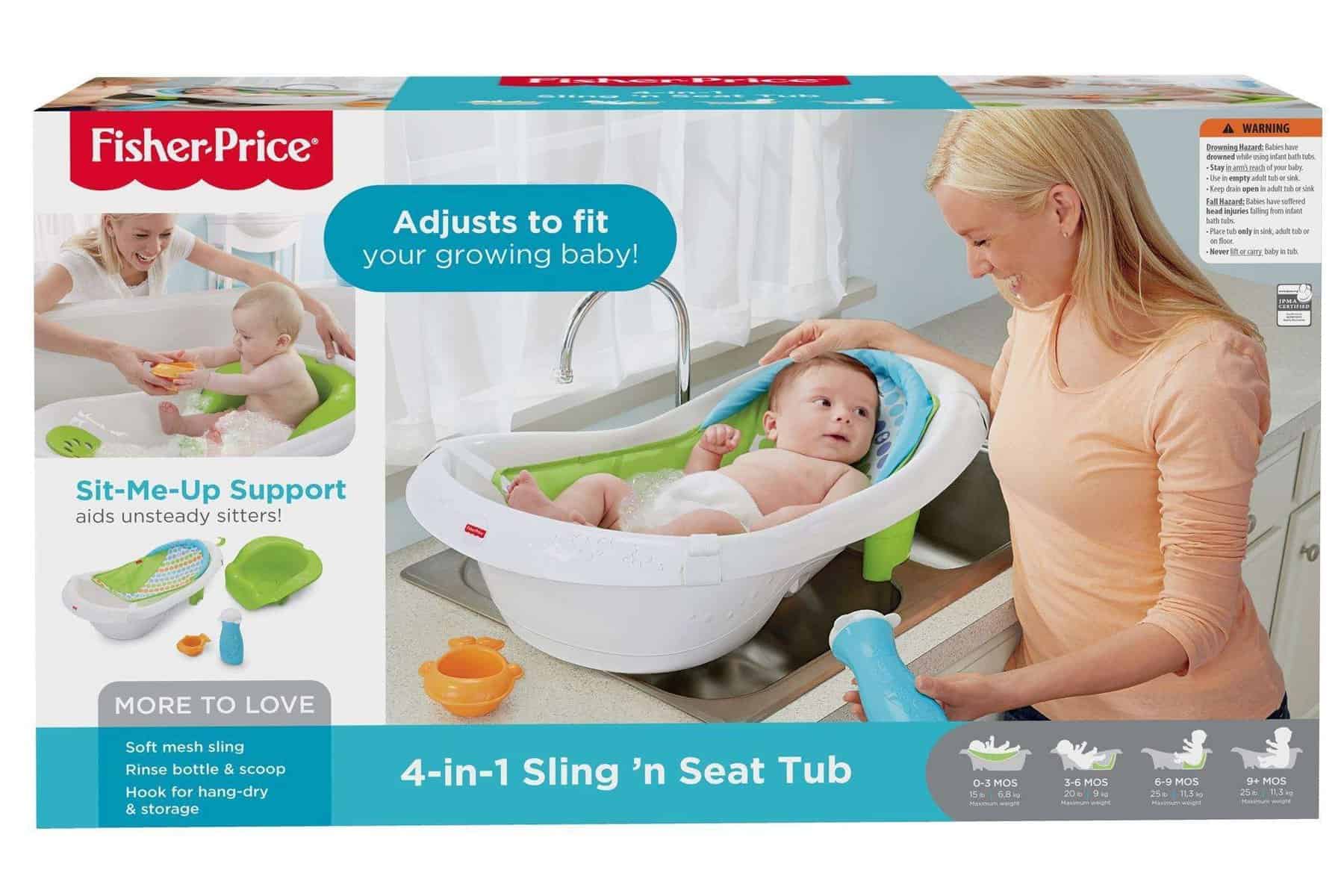 Fisher-Price 4-in-1 Sling N Seat Tub