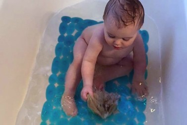 Baby bath mat