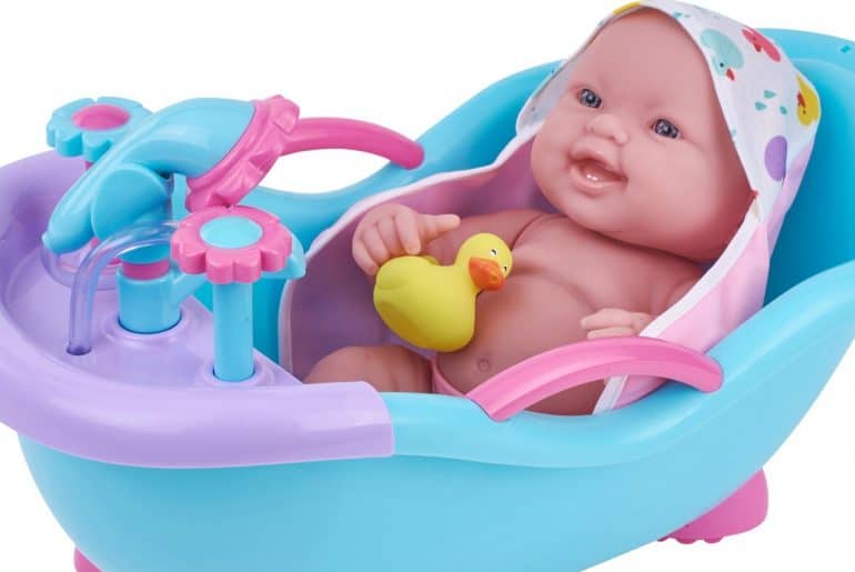 baby bath doll