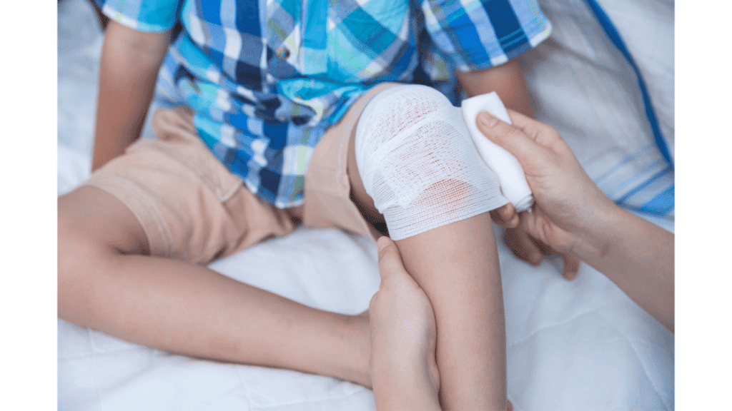 Child-with-bandage