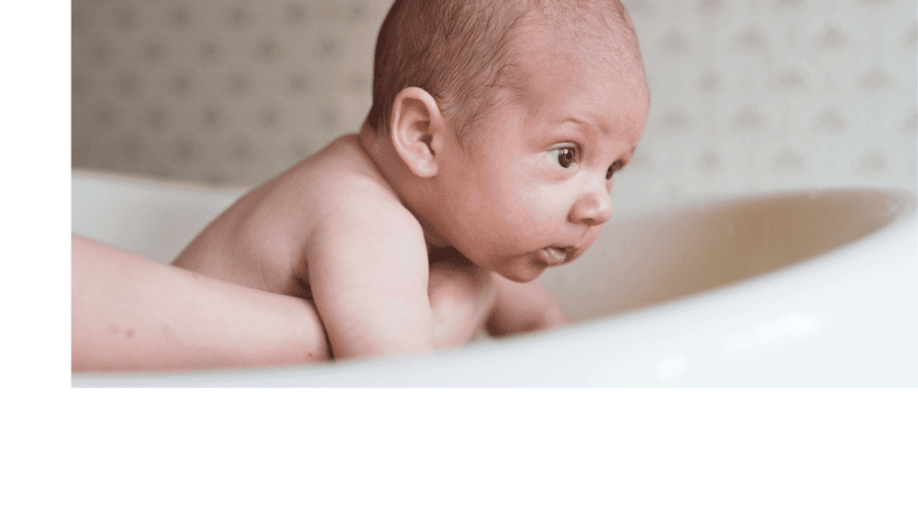Bathing-newborn-baby