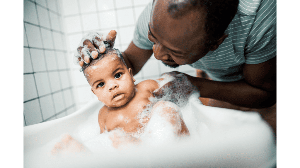 Avoid-soap-in-babys-eyes