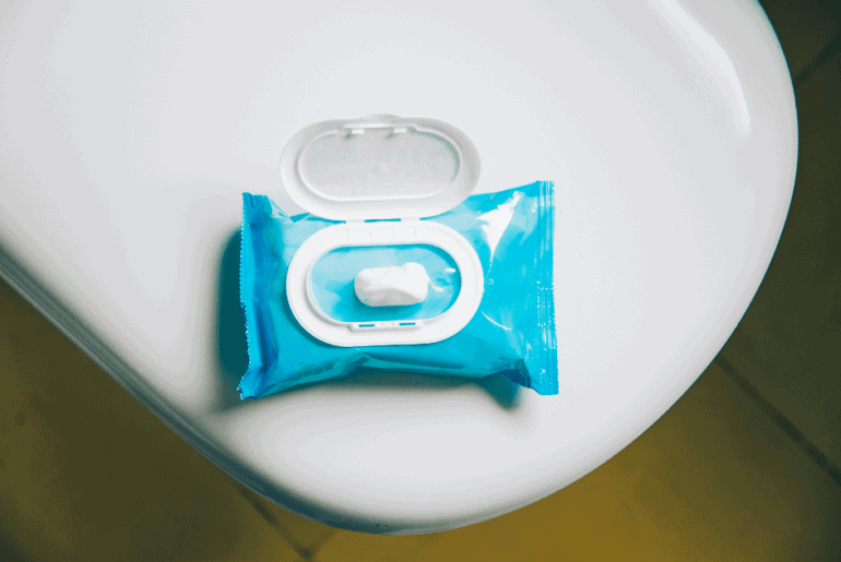 How to unclog toilet clogged with flushable wipes