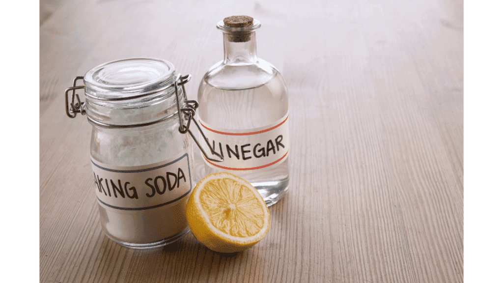 Baking soda vinegar and lemon