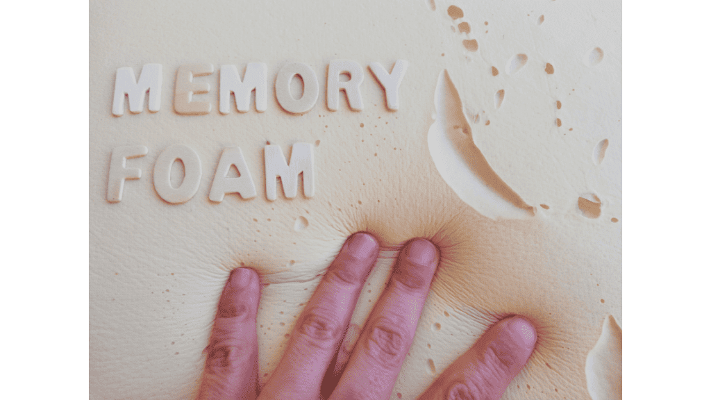 Damaged memory foam
