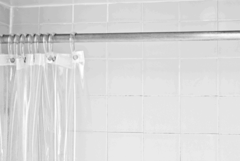 How to clean a shower curtain liner without a washing machine