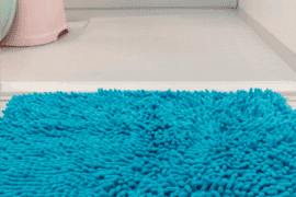 How to wash bath mats